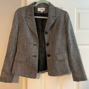 Le Suit Women's Charcoal Blazer